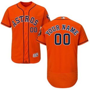 Houston Astros Customized Orange FlexBase Jersey