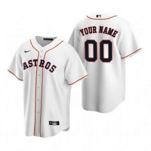 Houston Astros Customized White 2020 Cool Base Jersey