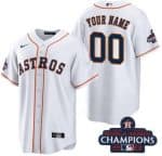 Houston Astros Customized White 2022 World Series Champions Cool Base Jersey