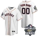 Houston Astros Customized White 2022 World Series Cool Base Jersey