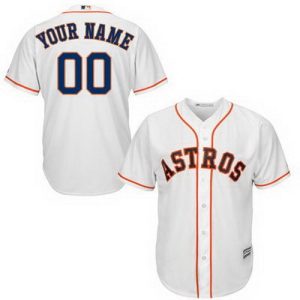 Houston Astros Customized White Cool Base Jersey