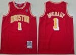 Houston Rockets #1 Tracy Mcgrady Red 2004 Throwback Swingman Jersey