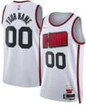 Houston Rockets Custom White 2024 City Heat Press Jersey