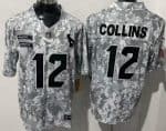Houston Texans #12 Nico Collins Limited Arctic Camo 2024 Salute to Service Jersey
