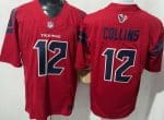 Houston Texans #12 Nico Collins Limited Red FUSE Vapor Jersey
