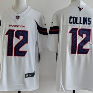 Houston Texans #12 Nico Collins Limited White Vapor Jersey