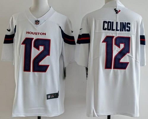 Houston Texans #12 Nico Collins Limited White Vapor Jersey