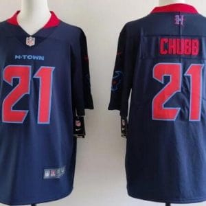 Houston Texans #21 Nick Chubb Limited Navy Alternate Vapor Jersey