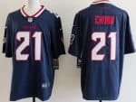 Houston Texans #21 Nick Chubb Limited Navy Vapor Jersey