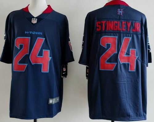 Houston Texans #24 Derek Stingley Jr Limited Navy Alternate Vapor Jersey