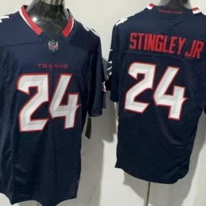 Houston Texans #24 Derek Stingley Jr Limited Navy FUSE Vapor Jersey