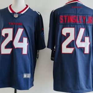 Houston Texans #24 Derek Stingley Jr Limited Navy Vapor Jersey