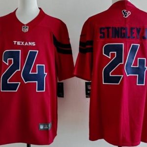 Houston Texans #24 Derek Stingley Jr Limited Red Vapor Jersey