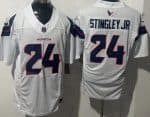 Houston Texans #24 Derek Stingley Jr Limited White FUSE Vapor Jersey