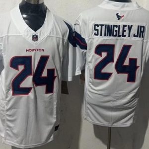 Houston Texans #24 Derek Stingley Jr Limited White FUSE Vapor Jersey
