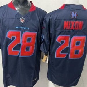 Houston Texans #28 Joe Mixon Limited Navy Alternate FUSE Vapor Jersey