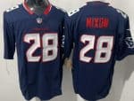 Houston Texans #28 Joe Mixon Limited Navy FUSE Vapor Jersey