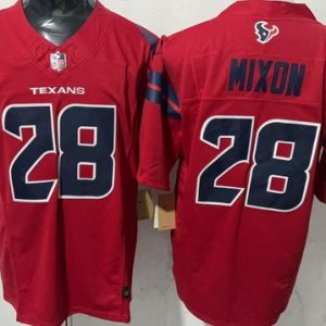 Houston Texans #28 Joe Mixon Limited Red FUSE Vapor Jersey