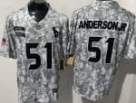 Houston Texans #51 Will Anderson Jr Limited Arctic Camo 2024 Salute to Service Jersey