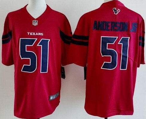 Houston Texans #51 Will Anderson Jr Limited Red Vapor Jersey