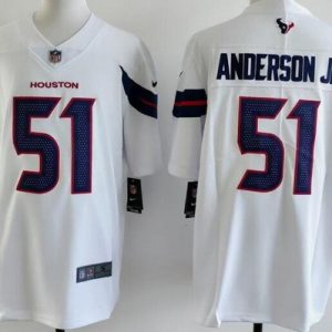 Houston Texans #51 Will Anderson Jr Limited White Vapor Jersey
