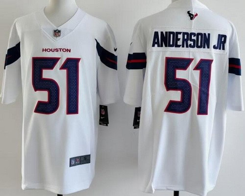 Houston Texans #51 Will Anderson Jr Limited White Vapor Jersey