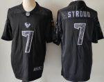 Houston Texans #7 CJ Stroud Limited Black RFLCTV Jersey