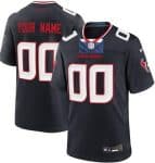 Houston Texans Customized Limited Navy 2024 Vapor Jersey