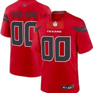 Houston Texans Customized Limited Red 2024 Vapor Jersey
