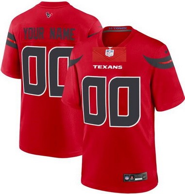 Houston Texans Customized Limited Red 2024 Vapor Jersey
