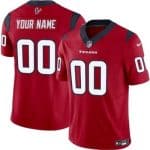 Houston Texans Customized Limited Red FUSE Vapor Jersey