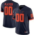 Illinois Fighting Illini Customized Limited Navy College Football Jersey