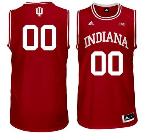 Indiana Hoosiers Customized Red College Basketball Jersey