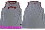 Indiana Hoosiers Customized White College Basketball Jersey