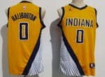 Indiana Pacers #0 Tyrese Haliburton Yellow Icon Swingman Jersey