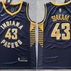 Indiana Pacers #43 Pascal Siakam Navy Swingman Jersey