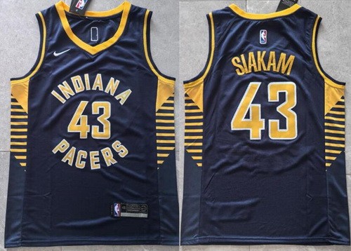 Indiana Pacers #43 Pascal Siakam Navy Swingman Jersey