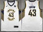 Indiana Pacers #43 Pascal Siakam White Icon Sponsor Swingman Jersey