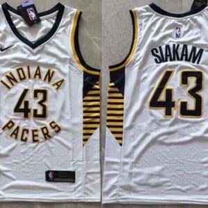 Indiana Pacers #43 Pascal Siakam White Swingman Jersey