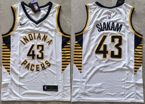 Indiana Pacers #43 Pascal Siakam White Swingman Jersey