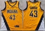 Indiana Pacers #43 Pascal Siakam Yellow Swingman Jersey