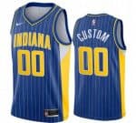Indiana Pacers Custom Blue 2021 City Icon Hot Press Jersey