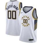 Indiana Pacers Custom White Icon Hot Press Jersey