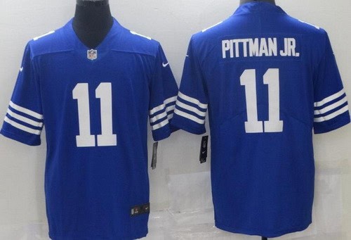 Indianapolis Colts #11 Michael Pittman Jr Limited Blue Alternate Vapor Jersey