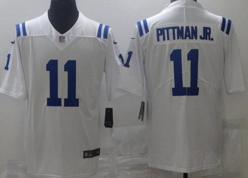Indianapolis Colts #11 Michael Pittman Jr Limited White Vapor Jersey