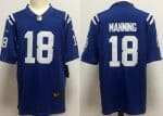 Indianapolis Colts #18 Peyton Manning Limited Blue Vapor Untouchable Jersey