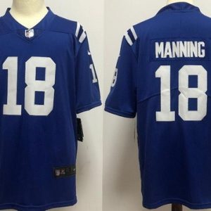 Indianapolis Colts #18 Peyton Manning Limited Blue Vapor Untouchable Jersey