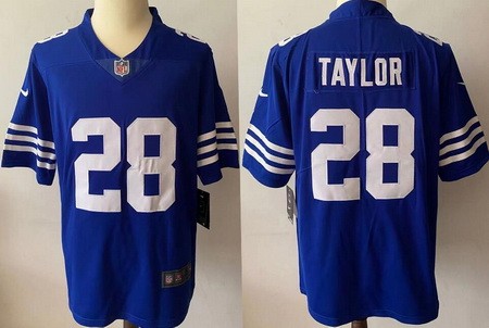 Indianapolis Colts #28 Jonathan Taylor Limited Blue Alternate Vapor Jersey