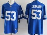 Indianapolis Colts #53 Darius Leonard Limited Blue Alternate Vapor Jersey
