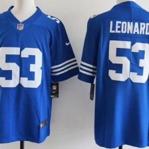 Indianapolis Colts #53 Darius Leonard Limited Blue Alternate Vapor Jersey